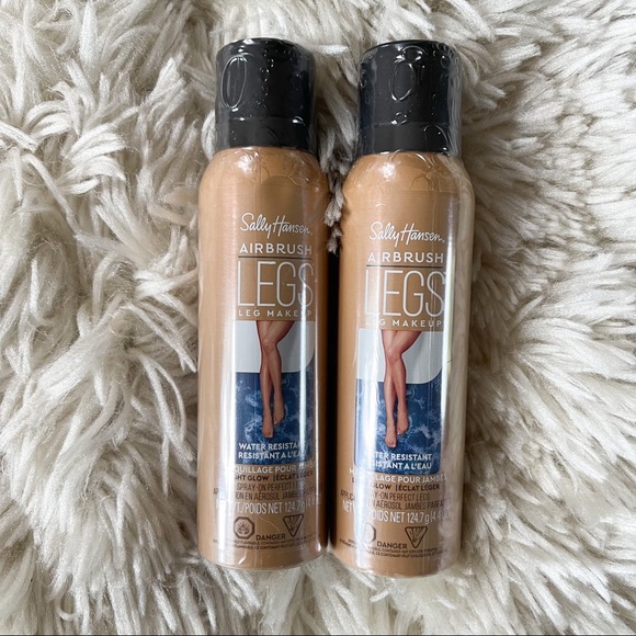 NEW Sally Hansen Airbrush Legs Water Resistant Makeup 2 Pack NWT - Picture 3 of 4